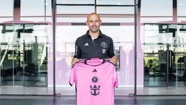 The Argentinean coach experienced a very strange moment during his presentation as coach of Inter Miami.