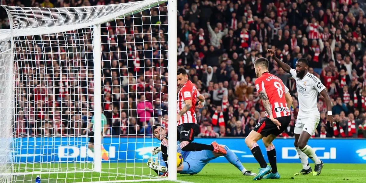 The Basque team took the lead with a score that left Real Madrid's defense exposed.