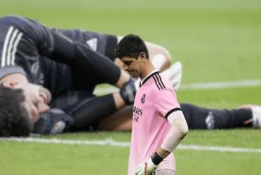 The Belgian goalkeeper was seriously injured and has already undergone surgery so that he can return to his team
