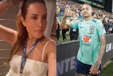 The Brazilian continues to have fun on the boat.