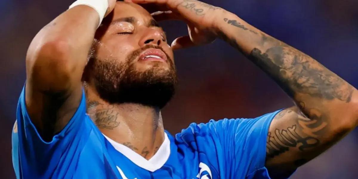 The Brazilian is on the verge of being left without a team as he is no longer wanted in Arabia.