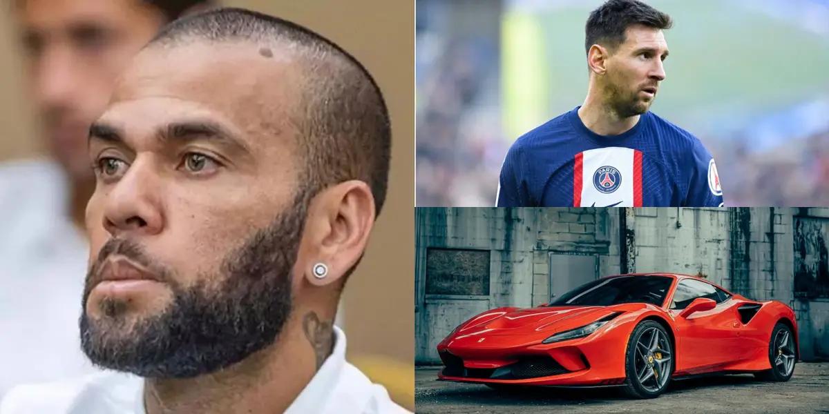 The Brazilian player, Dani Alves, had a great car before he had problems