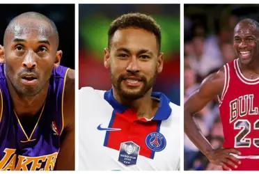 The Brazilian soccer star has shown an incredibly special part of his home and now sees his NBA idols every time he goes around there.