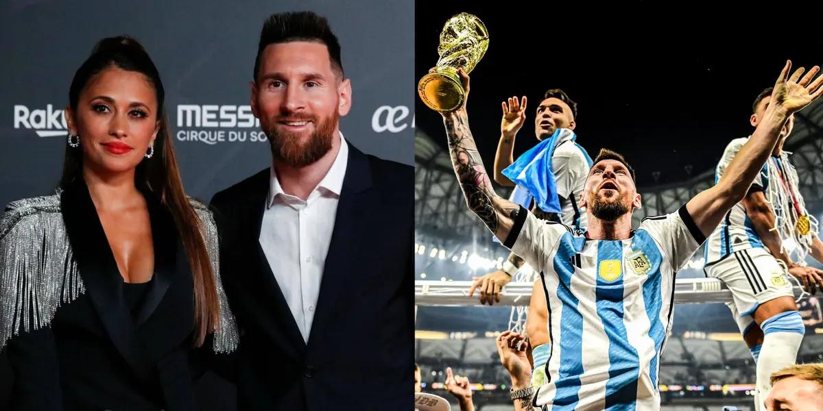 The captain of the Argentine national team referred to what he did before the final against France and the tranquility that his wife gave him.