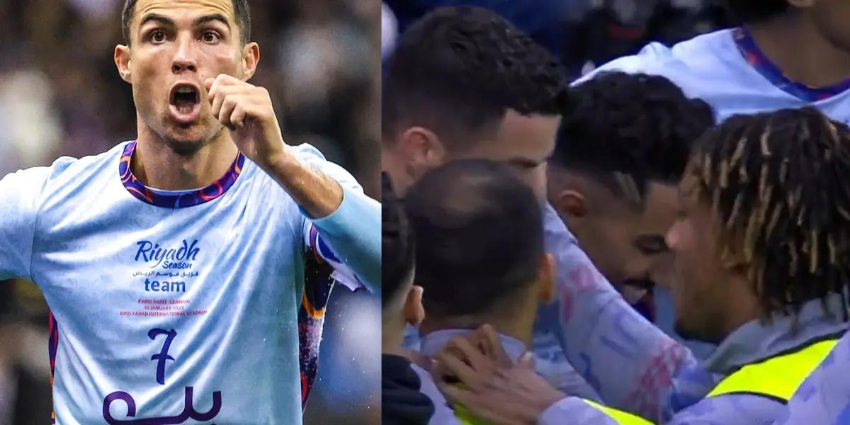 The captain of the Argentine team did not want to steal the limelight and had two actions that highlighted his humility