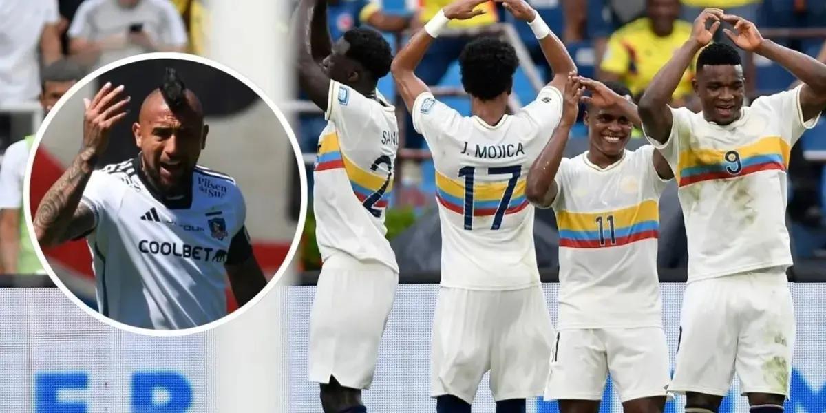 The Chilean midfielder couldn't believe how they beat his team