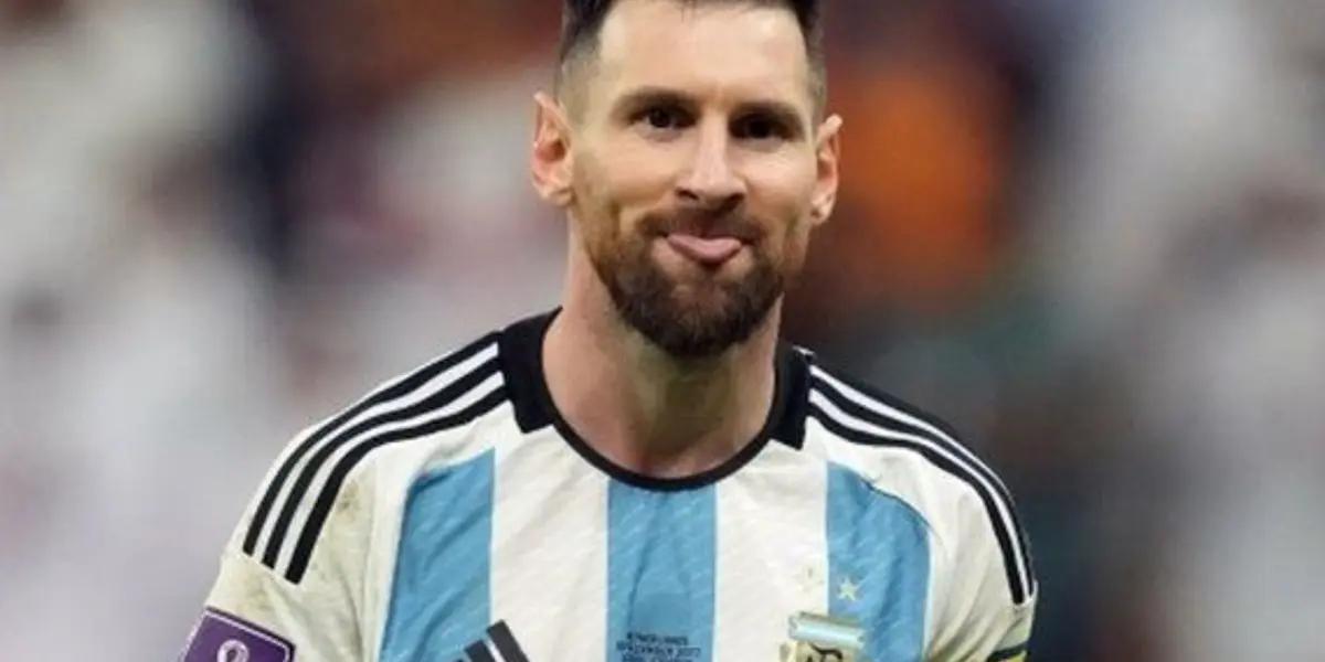 The Chilean was present after Argentina's victory against Croatia and the pass to the World Cup grand final