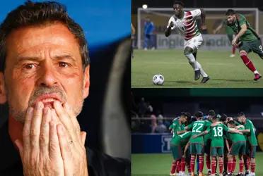 The coach of El Tri and his words about what happened in the game in Mexico.