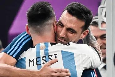 The coach of the Argentine team commented that he has no doubts that Messi is the best in history