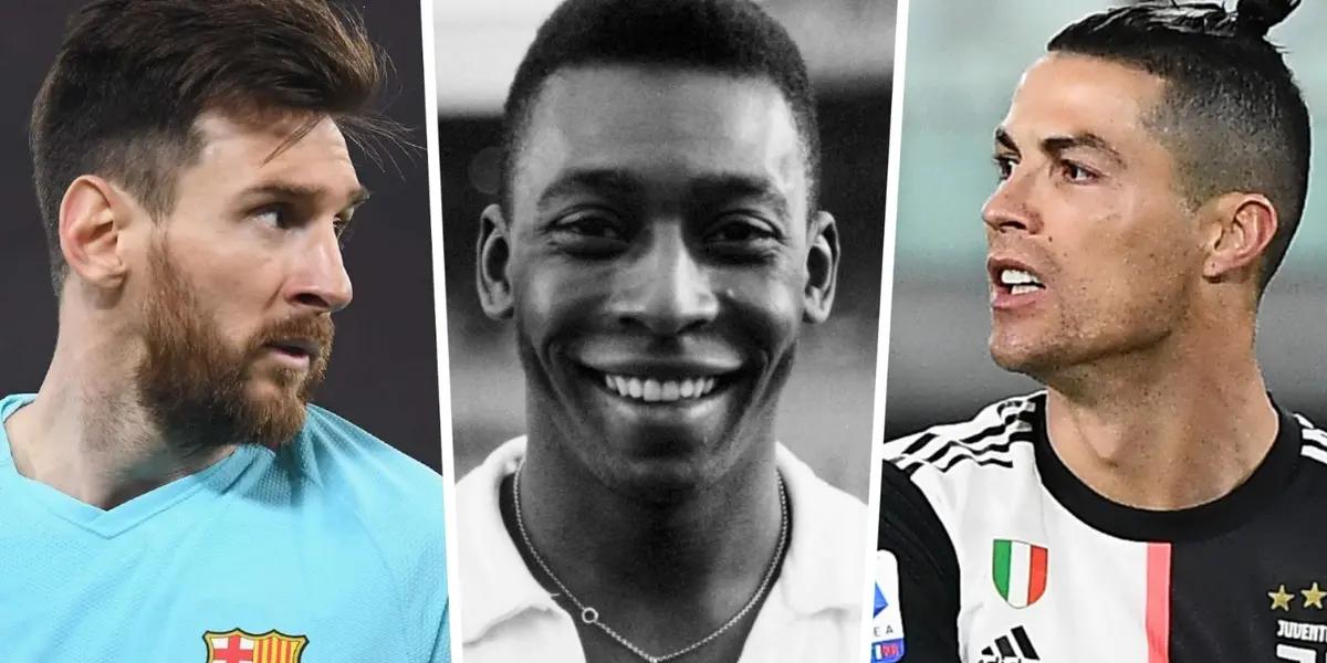 The debate between the two best players of today and Pelé will never end, but in this stat, Messi and Cristiano win.