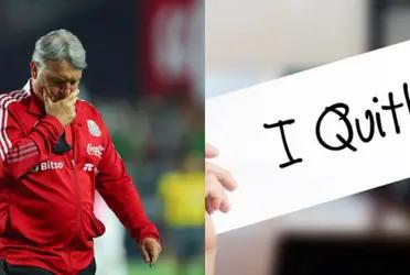 The discouraging news keeps coming for Martino, one of his selected players does not feel ready to play in the World Cup.