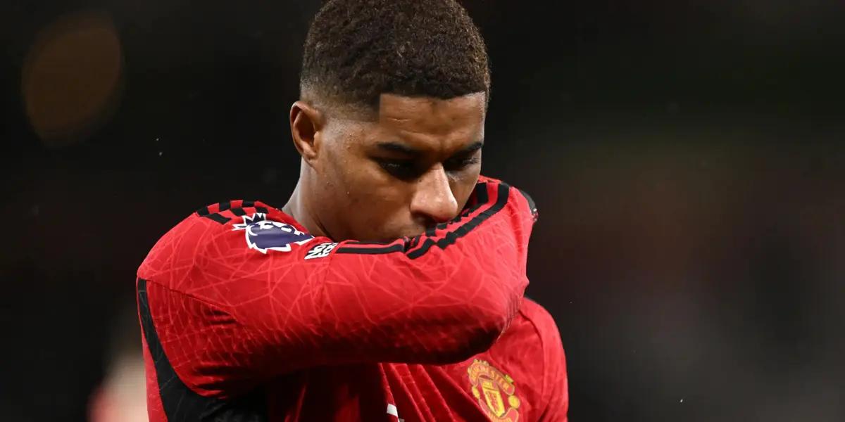 The English forward of Manchester United said he was ill and went to a bar.