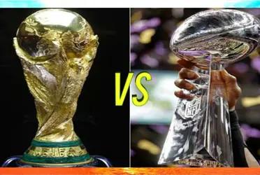 The FIFA World Cup final and the NFL Super Bowl, how do they compare in terms of revenue?