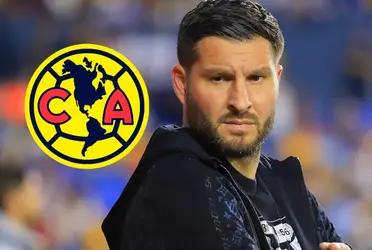 The first step for America to sign French striker André-Pierre Gignac