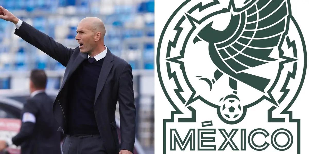 The FMF takes the first step to sign Zidane and he can be the coach of the Mexican National Team