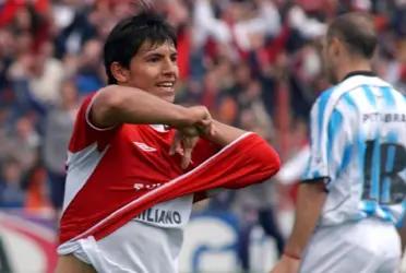 The forward announced that he will not continue in Manchester City and in Independiente they're excited