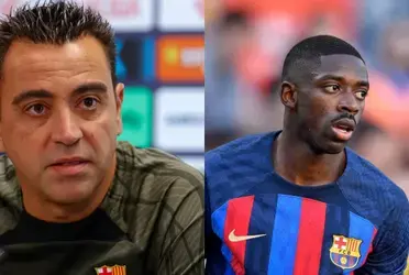 The French attacker prevented a footballer from arriving at the Camp Nou