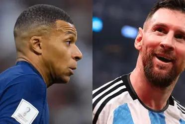 The Frenchman did not decide to speak before the final, but a gesture said it all