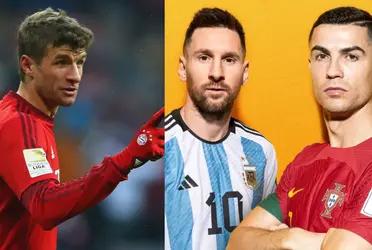The German footballer chooses the best between Lionel Messi and Cristiano