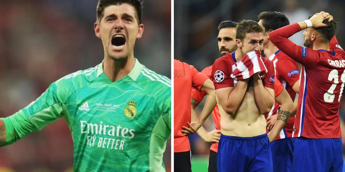 The goalkeeper, who saved Los Merengues on several occasions during the match, couldn't help but remind Atleti of which is the best club in Madrid.