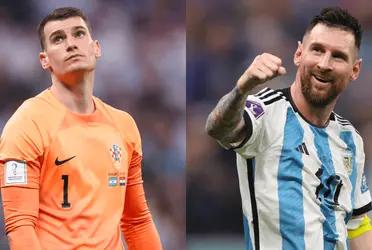 The goalkeeper's behavior came to light when he greeted Leo in the tunnel