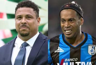 The historical no. 9 received and impressive gift that even Dinho envies.