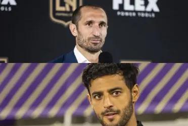 The Italian international is happy to train with Carlos Vela