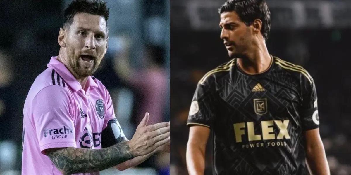 The LAFC footballer sends a message to Lionel Messi after his arrival in MLS