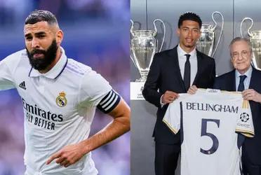 The lesson that Jude Bellingham gave Karim Benzema at Real Madrid