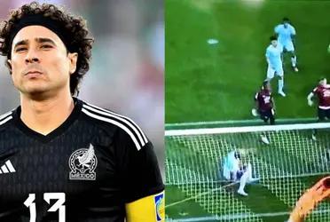 The Mexican goalkeeper had a great game against Inter Milan in Serie A