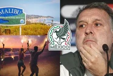 The Mexican player who instead of fighting for a place in El Tri went on vacation to the beach.