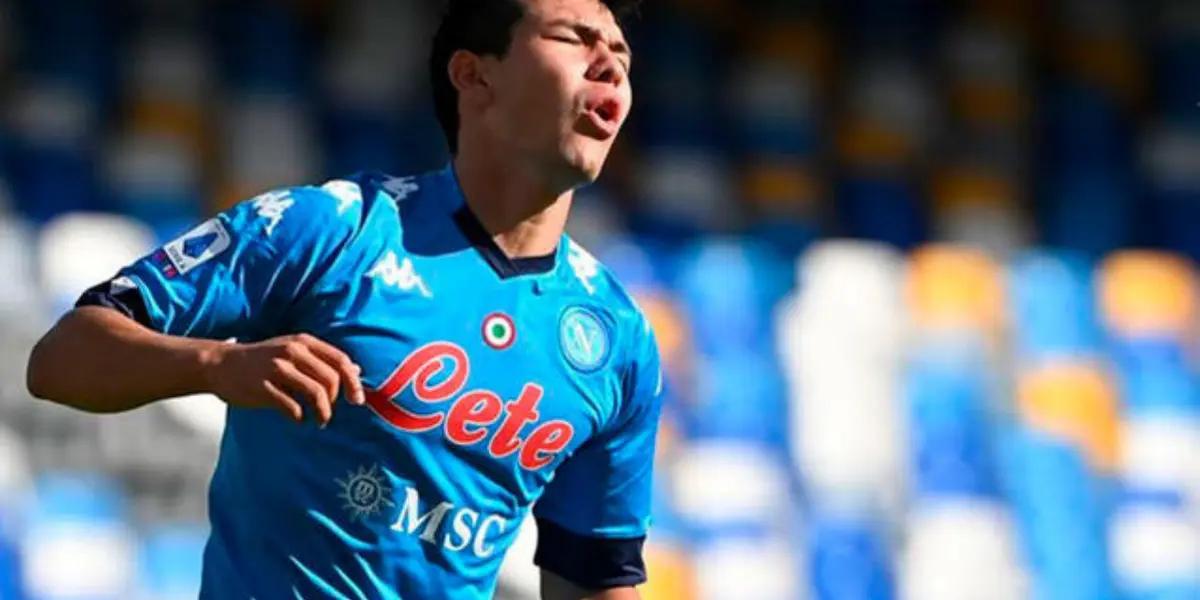 The Mexican winger came on in the second half but could do nothing for his team.