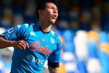 The Mexican winger came on in the second half but could do nothing for his team.