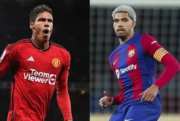 The millions that Manchester United would put in to get Araujo out of FC Barcelona
