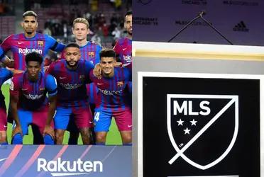 The MLS is looking for three FC Barcelona players