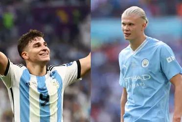 The most recent comparison of Julian Alvarez with Haaland that surprises