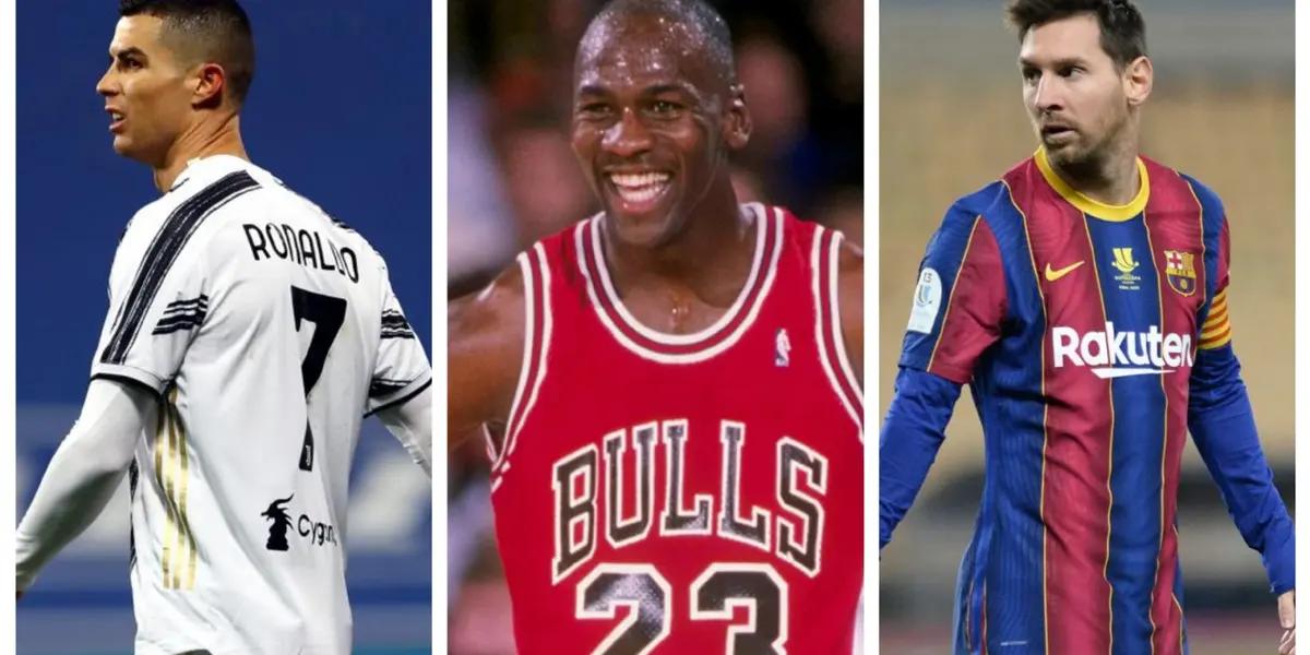 The NBA legend has beaten the Argentinian and the Portuguese in a really fancy way. No, we’re not talking about titles.