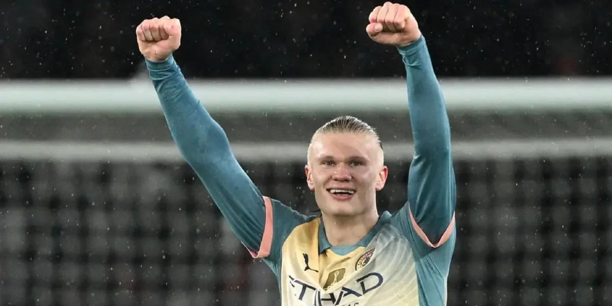 The Norwegian set a new record after making the second of the citizens in France