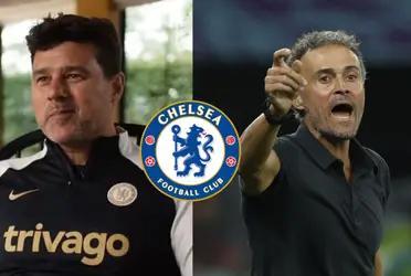 The player who was to become Chelsea's new star and now Luis Enrique would take him to Paris