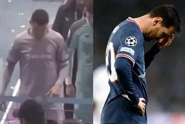 The Portuguese suffered his first setback in the Middle East and the rival fans reminded him of his greatest sports rival