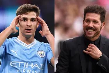 The potential new Atletico de Madrid signing improves Julian Alvarez numbers at Manchester City.