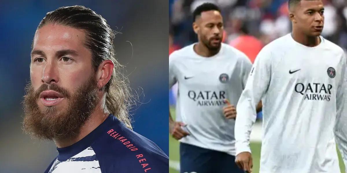 The problem between Neymar and Mbappe grows more and more and now even Sergio Ramos has had to intercede for the good of the team.