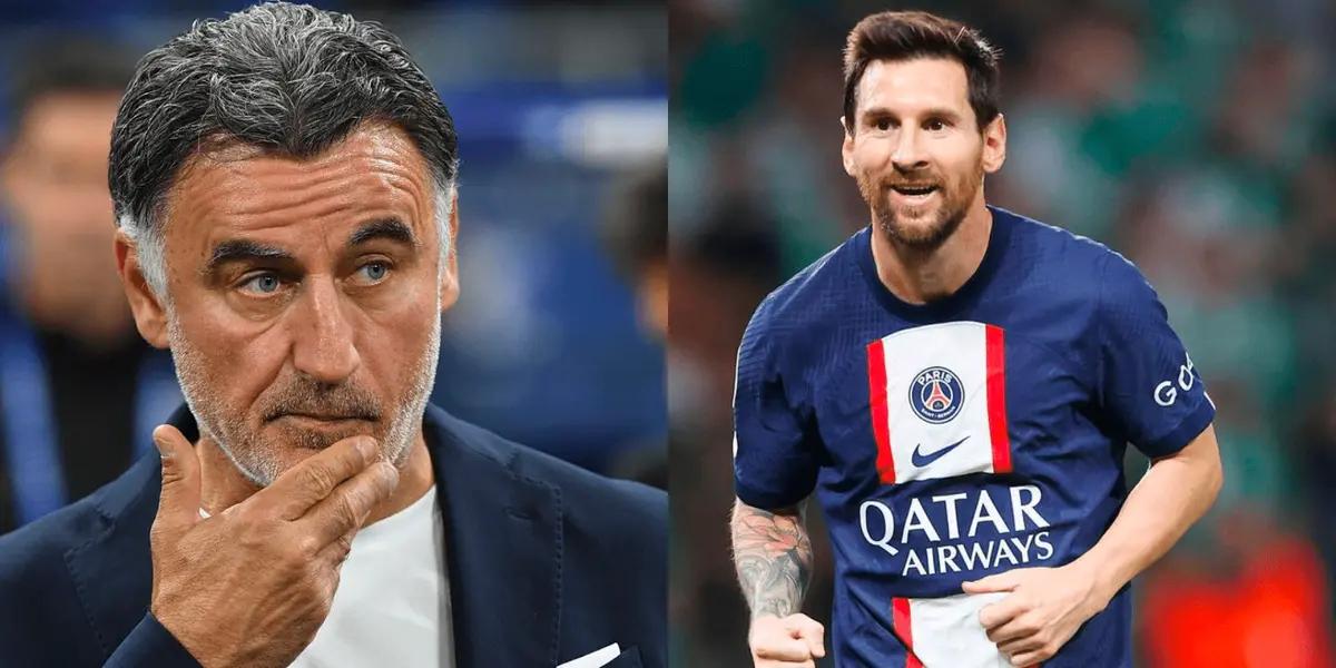 The PSG manager says the Argentina captain's injury is minor.