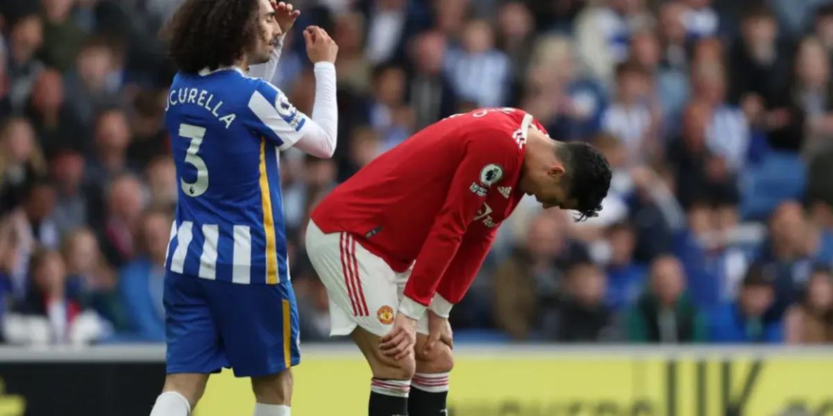 The Red Devils suffered a terrible defeat in their visit to the Falmer Stadium.