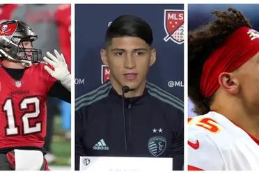 The Sporting Kansas City striker has attended to the Super Bowl between the Buccaneers and the Chiefs.