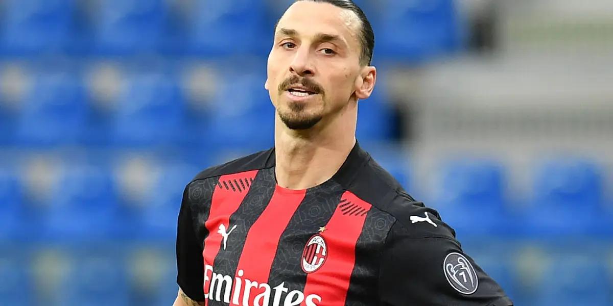 The Swedish attacker saw the red card on the derby and had an impressive fight with Lukaku.