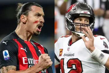 The Swedish striker and the American football quarterback were compared for this curious reason.