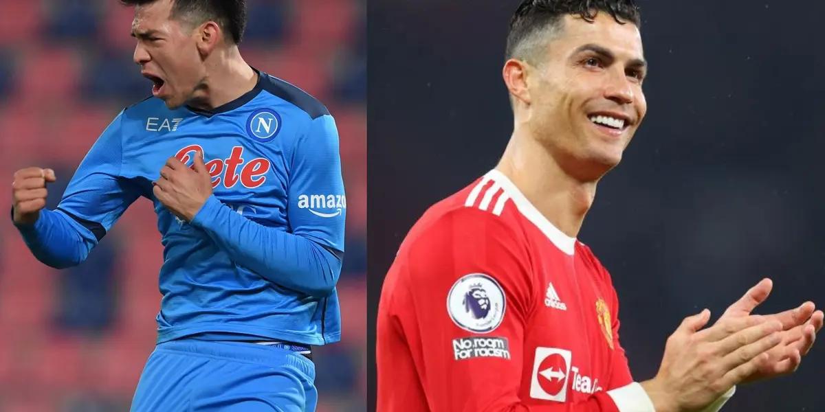 The team that wants to reunite Hirving Lozano and Cristiano Ronaldo with an important fee.