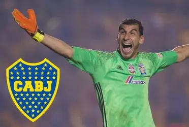The Tigres goalkeeper could leave Liga MX and reach Boca Juniors as long as Esteban Andrada is sold to Serie A.