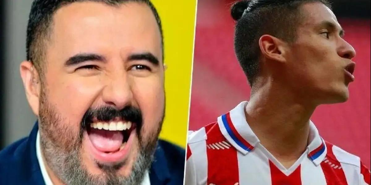 The TV star joked Chivas’ player after the 0-2 loss that prevented the team from getting a direct Playoff spot.